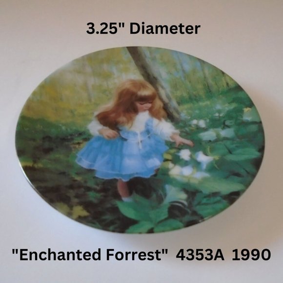 Donald Zolon Miniature Plates Children Girls Vintage Childhood Discoveries 3366 - Picture 4 of 5